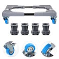 thumbnail image 1 of OULII 1 Set Mobile Washing Machine Pedestal Plastic Grey for Appliance Users at Home, 1 of 4