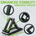 thumbnail image 2 of Stand for TCL TAB 10s 10.1/TABMAX 10.4 - Foldable Holder Travel Desktop Cradle Dock for TCL TAB 10s 10.1/TABMAX 10.4, 2 of 6