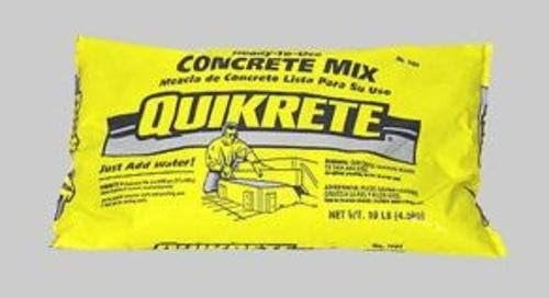 Quikrete Ready-to-Use Concrete Mix Cement 10 lb Pouch