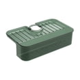 thumbnail image 2 of Faucet Draining Rack Soap Cloth Holder Kitchen Sink Organizer Soap Drainer Shelf green, 2 of 7