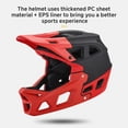 thumbnail image 5 of Full Face Bike Helmet Mountain Helmet for Adults, Racing Helmet for Men women with EEP Chin Support, 31 Breathable Lining, Light Design, Colors,, 5 of 7