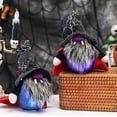 thumbnail image 4 of Matsuzay Muñeco de gnomo, tela colgante de Navidad, adorno de Navidad, tamaño compacto, sin cara, adorno de alegría, artesanía, suministros Kits de decoración para fiestas Sombrero puntiagudo, 4 of 6