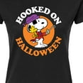 thumbnail image 3 of Peanuts - Hooked On Halloween - Juniors Fitted Graphic T-Shirt, 3 of 6