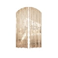 thumbnail image 2 of Gallickan Beige Lace Sheer Curtain with Floral Embroidery, Rod Pocket Semi-Sheer Window Drape 63x55 Inches, for Home Decor, 1pc Curtains, 2 of 6