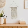 thumbnail image 2 of Maison Concepts Macrame Lucy Wall Hanging (Ivory) 14" X 1" X 22", 2 of 3