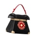 thumbnail image 5 of Bolso bandolera para teléfono, estilo retro, moderno, de piel sintética. Negro, 5 of 9