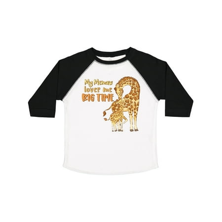 

Inktastic My Memaw Loves Me Big Time Cute Giraffe Family Gift Toddler Boy or Toddler Girl T-Shirt