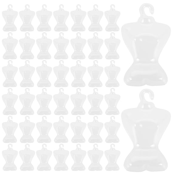 100pcs Doll Dress Hanger Chic Doll Clothes Mannequins Children Doll Mannequin Hanger Doll Clothing Hangers Doll Garment Hangers
