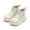Beige, variant on Eltusu Girls Booties, No Slip Spring Winter Windproof Casual Ankle Boots Beige Size 11 Little Kids