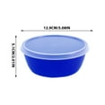 thumbnail image 5 of Usloyux Food Storage Bowls, Stackable Food Storage Bowls with Lids 4 Piece Set, Airtight Freshness Containers for Fridge, Microwave Safe BPA Free Plastic, Round Meal Prep Containers, 5 of 9
