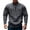 Dark Gray, variant on Mens Stand Up Collar Sweatshirts, Quarter Zip Fall Winter Sport Pullover Top with Zipper Pocket Sky Blue M