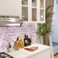 thumbnail image 4 of DEWOO Thick Kitchen Peel and Stick Tile Backsplash, Stick on Wall Tiles, 12"x12" Self Adhesive Sticky 3D Wall Marble Tiles Bathroom (10-Sheet，Pink), 4 of 12