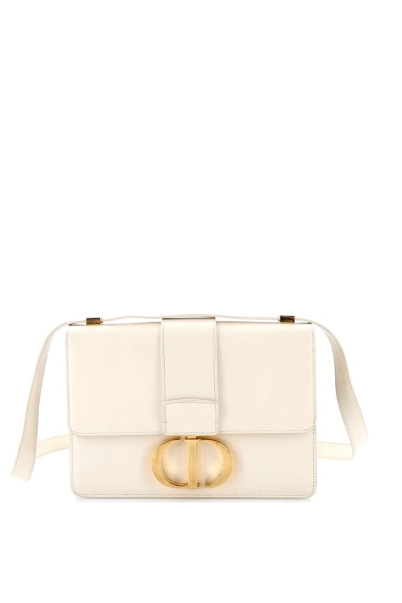 Pre-Owned 30 Montaigne Flap Bag Leather By Rebag