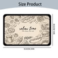 thumbnail image 3 of BINGLI Dish Drying Mat, Absorbent Dish Drying Pad with Non-slip Rubber Backed, Hide Stain for Kitchen Counter, Drying Mats for Dish Rack, Coffee Maker, 16 x 20 Inch, 3 of 9