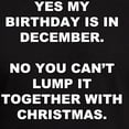 thumbnail image 3 of CafePress - Christmas Birthday Men's Fitted T Shirt (Dark) - Men's Fitted T-Shirt, 3 of 4