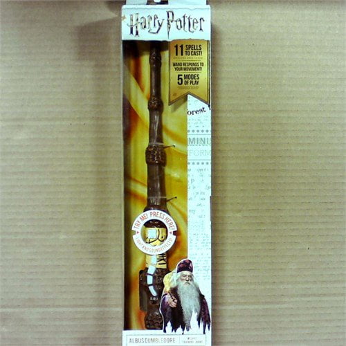 Harry Potter Albus Dumbledore S Wizard Training Wand 11 Spells To Cast Walmart Com Walmart Com