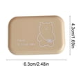 thumbnail image 3 of Linnome Contact Lens Storage Case Compact Portable Leak Proof for Travel Daily Use Double Holders with Tweezers Slot, 3 of 6
