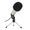 Docooler BM830 USB Microphone Professional Desktop Podcast Condenser Microphone with Folding Stand Tripod for PC Phone Karaoke Studio Recording