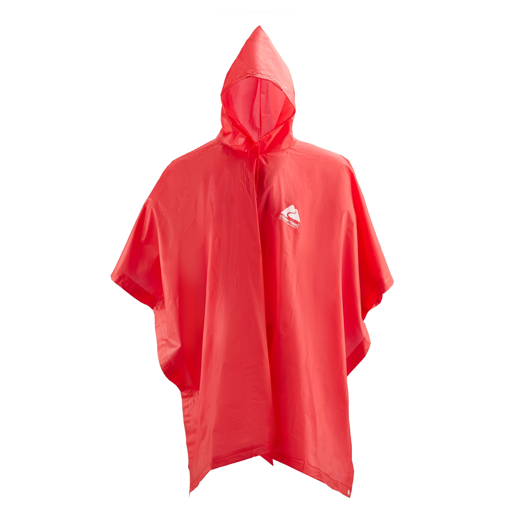 Ozark Trail 3/4 Sleeve Raincoat Single-Breasted Long Poncho (Men's or Women's), 1 Pack