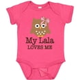thumbnail image 3 of Inktastic My Lala Loves Me Grandchild Owl Girls Baby Bodysuit, 3 of 5