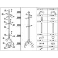 thumbnail image 5 of Frenchi Home Furnishing Kid's Coat Rack, 5 of 6