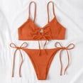 thumbnail image 4 of Trajes de baño para mujer, casuales y de moda, de color sólido, sin mangas, con abertura, para mujer, trajes de baño para mujer, trajes de baño para mujer, trajes de baño de moda playera para mujer, 4 of 8