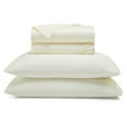 thumbnail image 3 of Superior Pavo Cotton 700 Thread Count 15" Deep Pocket Sheet Set, King, Ivory, 3 of 13