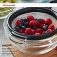 thumbnail image 5 of Kitchenaid 7-inch Stainless Steel Mesh Strainer in Black, Dishwasher Safe, 5 of 16
