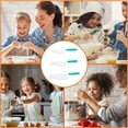 thumbnail image 3 of pitrice Kids Cooking Sets Real Kitchen Tools Children Cutter Chef Set Cookware Cake Salad Versatile Dishes Cutting Ergonomic Handles Type 15, 3 of 6