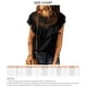 thumbnail image 5 of Camiseta informal con mangas con volantes para mujer, blusa de manga corta con volantes para mujer, blusa informal de verano con mangas cortas para mujer diseñada para profesionales, 5 of 5