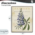 thumbnail image 4 of Stupell Industries Cottage Natural Botany Lupine Gray Framed Giclee Art, 11 x 14, by Susan Arnot, 4 of 8