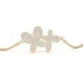 thumbnail image 2 of ANGARA Natural Diamond Double Butterfly Bolo Bracelet in 14K Yellow Gold for Women (Size-2.4mm| Color-H| Clarity-SI2) | Anniversary, Jewelry Gift for Women | Natural Diamond Bracelet, 2 of 8