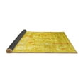 thumbnail image 2 of Ahgly Company Indoor Rectangle Abstract Yellow Contemporary Area Rugs, 7' x 9', 2 of 4