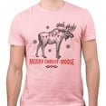 thumbnail image 2 of Merry Christmoose Shirt Unisex Small Pink, 2 of 5