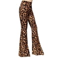 thumbnail image 1 of MKLEKYY Leggins de mujer para vestir, pantalones ajustados con estampado retro y parte inferior grande para primavera y verano para mujer, 1 of 5