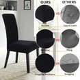 thumbnail image 4 of Stretch Dining Chair Covers, Soft Spandex Parsons Chair Slipcovers Furniture Protector Cover for Dining Room Kitchen Home Hotel Set, 4 of 6