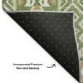 thumbnail image 5 of Addison Rugs Mayfield Premium Machine Washable Transitional Aztec Green Rectangle Rug, 5' x 7'6", 5 of 7