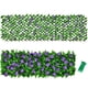 thumbnail image 2 of Panel Artificial Expandible Costway Decorativo de seto Falso con flores Violetas para Balcón Jardín Patio 125,5 x 33,5 cm Verde, 2 of 9
