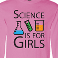 thumbnail image 4 of Inktastic Science is for Girls Long Sleeve T-Shirt, 4 of 5
