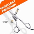 thumbnail image 3 of HIGH-END Professional Hair Cutting Scissors Shears - Ultra Sharp Blades for Precise Cutting - Barber Shears Haircut Scissors 440C Stainless Steel for Salon Hairstyling & Home Hairdressing, 3 of 4