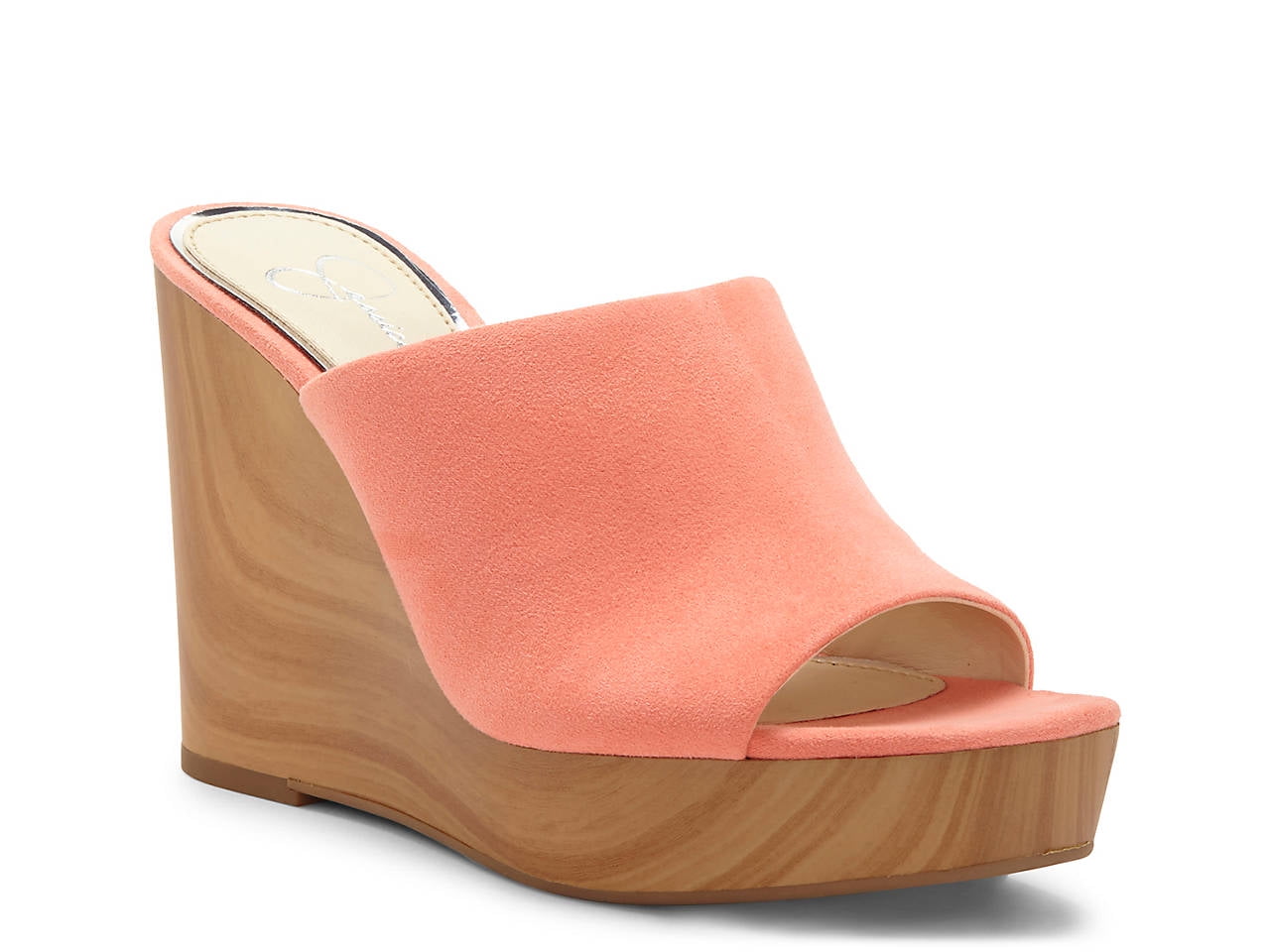 YDN Women Summer Vacation Wooden Wedge Heel Sandals Open Toe Slingback Platform Comfort Pumps Slip On Dress Shoes