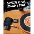 thumbnail image 4 of Cable de Guitarra Rock Negro de 20 Pies sin Zumbidos ni Enredos para Guitarra Eléctrica y Bajo, 4 of 7