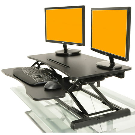 Desktop Tabletop Standing Desk Adjustable Height Sit to Stand Ergonomic Workstation