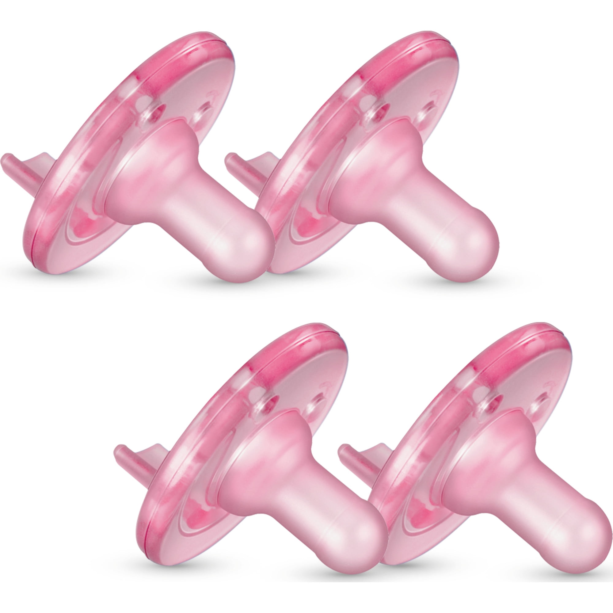 Philips AVENT Soothie Pacifier, 3+ months, Pink, 4 Pack