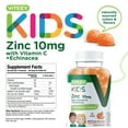thumbnail image 4 of VITEEY Kids Zinc Gummies 10mg with Vitamin C and Echinacea, Kids Immune Support, Orange Flavor, 120 Ct, 4 of 7