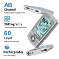 thumbnail image 4 of INSMART TENS Unit Rechargeable Muscle Stimulator EMS Dual Channel with 10 Reusable Electrode Pads 60 Modes for Back Neck Pain Muscle Therapy Pain Management Pulse Massager (Upgrade), 4 of 9