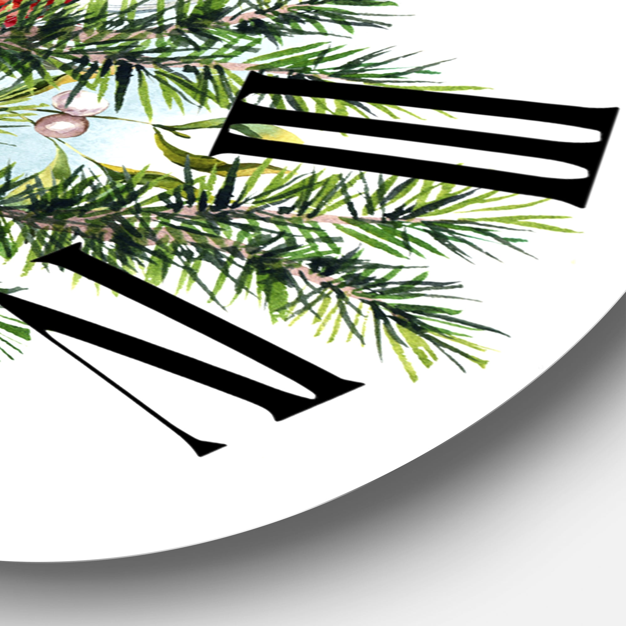 Designart 1 in Quartz Traditional Wall Clock