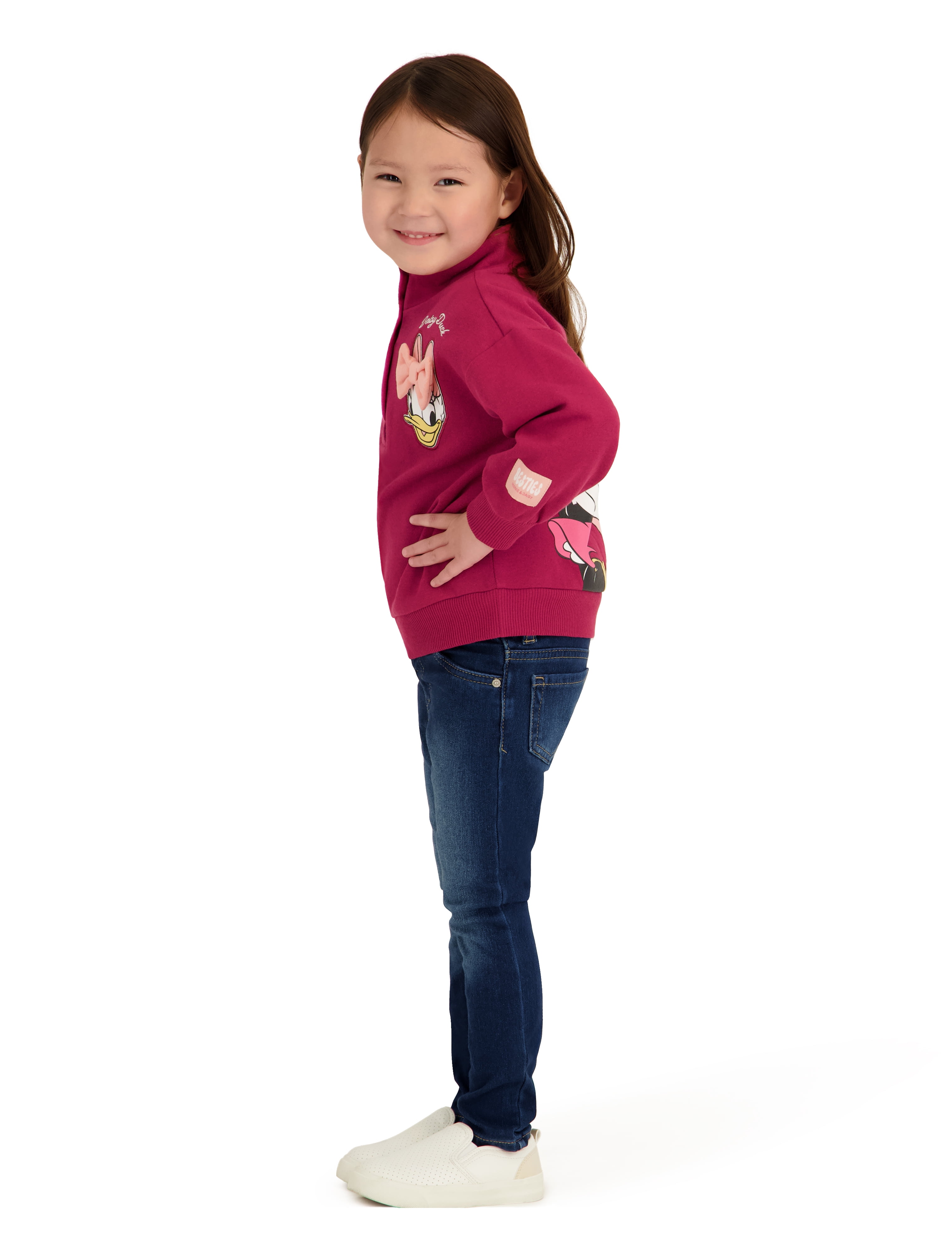Minnie Mouse Toddler Girl Quarter Snap Pullover, Sizes 12 Months-5T