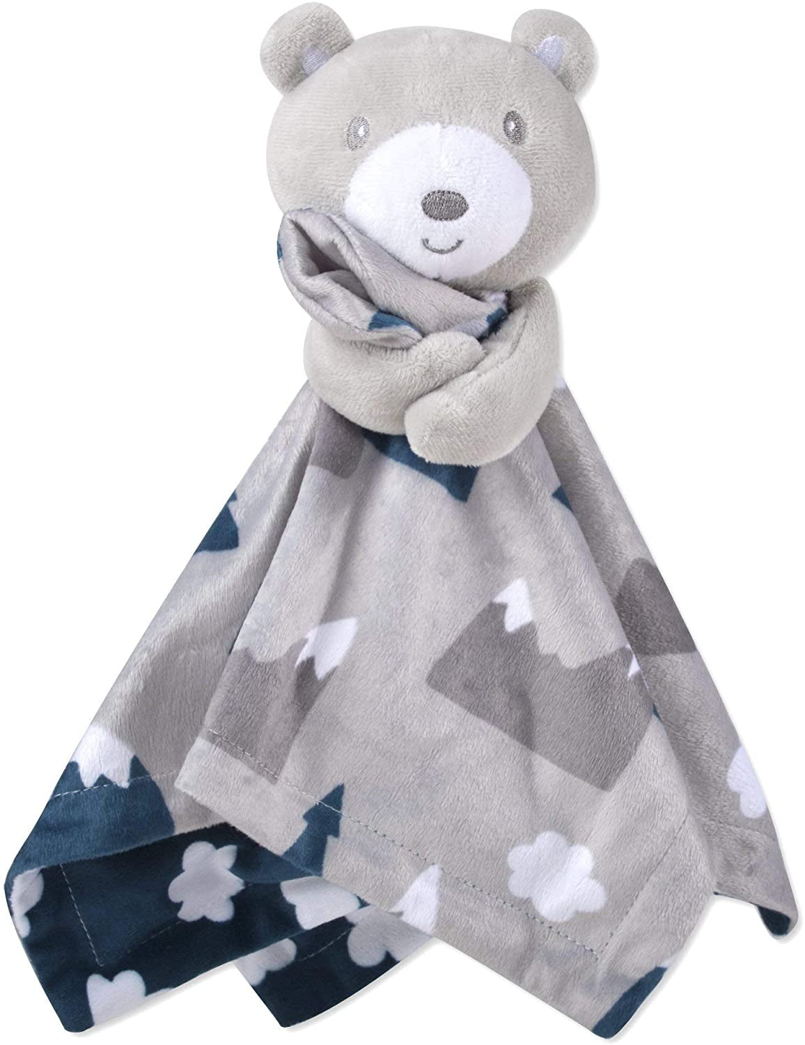 Baby Essential, Minky Animal Unisex Snuggle Lovey Blanket for Kids with Stuffed  Animal - Beloved Snowcap Bear 