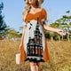 thumbnail image 5 of En Australia con vestido de manga corta estilo trineo canguro, vestido vendaje, vestido verano 2025 para mujer., 5 of 8